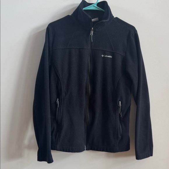 Columbia Black Fleece Zip Sweater – Size L - Picture 1 of 6